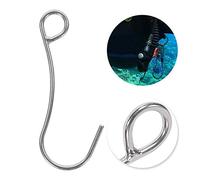 CHICIRIS Gancho de acero inoxidable duradero para una fijación subterránea para entusiastas del buceo [ancho: 6,2 cm/2,44 pulgadas, fácil de usar]