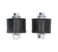 CHICIRIS Guía de Rodillo de Cadena, Goma Negra + Deslizador de Rodillo de Cadena de Acero Inoxidable 2 Piezas 8 Mm Rodillo de Cadena Tensor Deslizador Guía de Rueda Pit Dirt Fit para YFZ