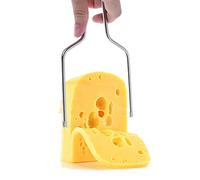 CHICIRIS Herramienta para Cortar Queso de Acero Inoxidable con Alambre para Cortar Queso Fácilmente, Ideal para Uso Doméstico en la Cocina, 8,3x9,6 Cm (Como se muestra)