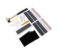 CHICIRIS Herramientas Luthier para Guitarra, Viga Niveladora de Trastes de Acero Inoxidable y Kit de Reparación Profesional para Guitarras Eléctricas y Acústicas