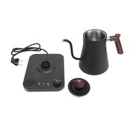 CHICIRIS Hervidor Eléctrico con Cuello de Cisne, 1200 W, Acero Inoxidable 304, Control Preciso de Temperatura, Tetera para Verter sobre café, con Temporizador de Pantalla LCD (Enchufe europeo 220V)