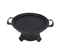 CHICIRIS Hibachi Grill Parrilla de Barbacoa Portátil de Aluminio Fundido a Presión para Reuniones Al Aire de una Compacta y Fácil de Limpiar