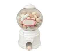 CHICIRIS Hucha Interactiva de Plástico Duradero para Niños, Máquina de Gumball, para Juegos Familiares Interactivos (White)