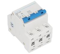 CHICIRIS Interruptor de Circuito 3P, 6A, 400V para Uso Doméstico | Material PA66 duradero, Fácil montaje en riel DIN, Protege contra cortocircuitos