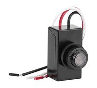 CHICIRIS Interruptor de Control LED en Miniatura con Sensor de Fotocélula, Control de Luz Impermeable para Lámparas de Calle, Patio y Pasillo, 10-50 VCC, 1 Unidad