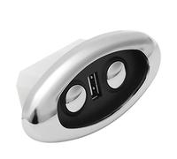 CHICIRIS Interruptor de Control Manual para sofá Eléctrico con Puerto USB Retroiluminación LED 2 Botones para Uso Doméstico 12-29V 5V-2A Material ABS (Derecho)