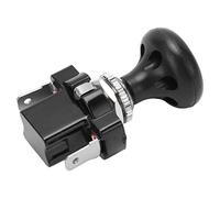CHICIRIS Interruptor de Faro de Empuje de, Botón de Faro de Empuje Universal de Metal ABS, Reemplazo de 12 V 15 A 4034, Terminales de Cuchilla para Carrito de EZGO
