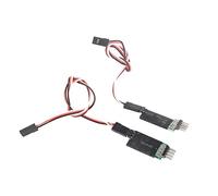 CHICIRIS Interruptor de Luz de Coche con Control Remoto, Accesorio RC para Receptor de Tercer Canal con Fácil Instalación, Salida de 6 V 1 A para Control de 4 Luces
