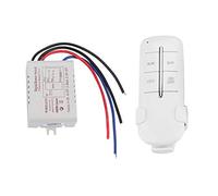 CHICIRIS Interruptor remoto de 1000 W para varias luces ON/OFF AC180-240 V con instalación rápida para lámparas fluorescentes, ventilador de extracción para uso en oficina (MR701 carga de canal único