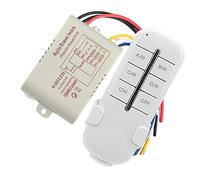 CHICIRIS Interruptor remoto de 1000 W para varias luces ON/OFF AC180-240 V con instalación rápida para lámparas fluorescentes, ventilador de extracción para uso en oficina (MR703 triple carga MR703)