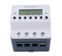 CHICIRIS Interruptor Temporizador Digital, 60 A, bajo Consumo de Energía, Temporizador Estable y Preciso para Riel DIN, Ideal para el Hogar, la Oficina, el Jardín, el Riego y la