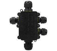 CHICIRIS IP68 Junction Box Waterproof Plastic 4 Way Cable Connector Case