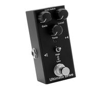 CHICIRIS IRIN EF-05 Mini Pedal de Efecto de Guitarra Eléctrica, Carcasa de Metal, Coro Clásico, True Bypass, 3,62 X 2,05 X 1,65 Pulgadas, Indicador LED, para Músicos y Guitarristas (BLACK)