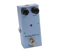 CHICIRIS IRIN EF-05 Mini Pedal de Efecto de Guitarra Eléctrica, Carcasa de Metal, Coro Clásico, True Bypass, 3,62 X 2,05 X 1,65 Pulgadas, Indicador LED, para Músicos y Guitarristas (azul claro)