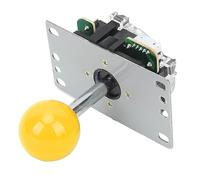 CHICIRIS Joystick, Controlador USB DIY Game Stick con Lavadora a Prueba de Polvo y Bolas Desmontables, para Mini Home Consola de Videojuegos Clásica Profesional y Controlador de PC (YELLOW)