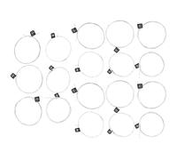CHICIRIS Juego de 3 Cuerdas de Guitarra Clásica Reemplazo de Cuerdas de Guitarra Chapadas en Plata de Nailon Paquete de 18 Tono Equilibrado de Tono Estable para Práctica Grabación de Interpretación