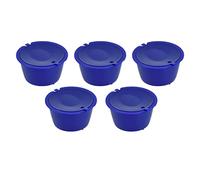 CHICIRIS Juego de Cápsulas de café Reutilizables, 5 uds., 50ml, Tazas de Filtro de para Nescafé, Perfecto para los Amantes del café (BLUE #12)