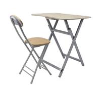 CHICIRIS Juego de Escritorio y Silla para Niños con Diseño Plegable y | Tablero de Material de Densidad, Ahorra Espacio en el Hogar, Ideal para Estudio Escolar de 5 a 18 años.