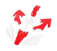 CHICIRIS Juego de Guardabarros de Carenado de Plástico para Motocicleta CRF XR 50 CRF50 Pit Bike, Protección Integral para Actualización, Instalación Simple, Apto para CRF50F 2005-2016, Kit de