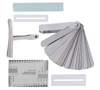 CHICIRIS Juego de Herramientas para Guitarra Eléctrica con Amoladora y Medidor de radio. Kit Completo de Reparación de Guitarra para Reemplazar Cuerdas y Comprobar la altura. Apto para entusiastas.