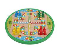 CHICIRIS Juego de Mesa de Rompecabezas de Sudoku de Madera 5 en 1, Juguete Multifuncional para Niños con Damas, Gobang, y Ganso para Edades de 3 Años en Adelante