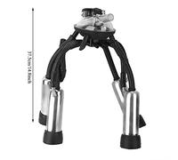 CHICIRIS Juego de Vasos de Leche de Goma Premium de 240 Cc para Ordeñadora con Bomba de Vacío, Grupo de Ordeño de Vacas para una Fácil Limpieza y Suspensión, Adecuado para Granjeros, Acero