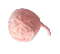 CHICIRIS Juguete de Bola de Hilo para Mascotas con Campana, Resistencia a Mordeduras, Diversión Interactiva de Lana para Gatos y Cachorros, Hecho de Acrílico Seguro y PVC de 5cm (Pink)