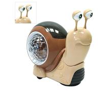 CHICIRIS Juguete para bebé de Caracol Que Se Arrastra con Proyección de | Juguete Eléctrico de Caracol, Material Plástico Seguro, Música Alegre, Interacción entre e Hijos, Imaginación y