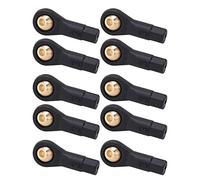 CHICIRIS Junta Esférica con Extremo de Barra de Acoplamiento M2, Resistente Al Desgaste, Peso Ligero, Rendimiento Estable para Coche Teledirigido 1/10 1/12 de Plástico