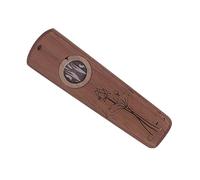 CHICIRIS Kazoo Tradicional de Madera con Diafragma, Juego de Instrumentos Musicales con 2 Películas de Flauta y Anillo Bucal, Portátil para Acompañamiento de Guitarra y Ukelele (#2)