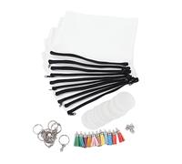 CHICIRIS Kit de Bolsas de Sublimación de Cosméticos Cosméticos de DIY de Transferencia Térmica Completa para Artesanos Creativos