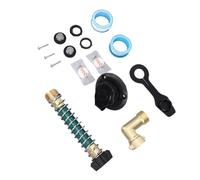 CHICIRIS Kit de Entrada de Agua para Vehículos Recreativos, Válvula de | Brida de Metal ABS, Conector Macho 1/2 NPT para Autocaravanas, Remolques de Viaje y Autocaravanas, Reemplazo de Llenado de