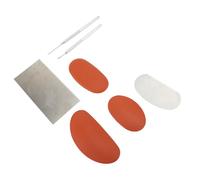 CHICIRIS Kit de Herramientas de Arcilla Cerámica que Incluye Raspadores de Varios Tamaños, Acero Duradero y Silicona, Ideal para Proyectos Detallados de Escultura y Decoración de Pasteles