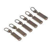 CHICIRIS Kit de Reemplazo de Cremallera de Acero Inoxidable - Colred 6pcs Colred Trution Trution Truck para Bolsos para Equipaje de Equipaje (Bronce)