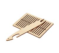 CHICIRIS Kit de Telar de Tejido con Característica de Ensamblaje Fácil para la Nave Textil, 2 Pcs de Tejido de Madera para la Correa de la Cámara del Cinturón de Bolsas de Brazalete