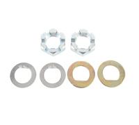 CHICIRIS Kit de tuercas y arandelas para buje de eje de remolque, K7133500, conjunto de tuercas y arandelas de cohete de acero galvanizado para ejes EZ Lube antes de junio de 2002