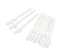 CHICIRIS Lápices para Marcar Telas de Costura Solubles en Agua para un Fácil Seguimiento en Proyectos de Costura, 10 Unidades, Color Blanco