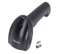 CHICIRIS Lector de Código de Barras Inalámbrico de 2,4G, Escáner Portátil 1D 2D Eficiente para Venta Minorista y Gestión de Inventario, Plástico Duradero