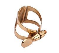 CHICIRIS Lengüeta de saxofón tenor metálico, ajuste dorado con un solo tornillo, 1.4 X 1.2 X .02 pulgadas, fácil instalación para mejorar la calidad del sonido (para saxofón de soprano)