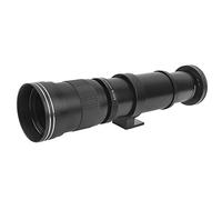 CHICIRIS Lente de Teleobjetivo de 420-800 Mm F8.3-16 con Lente de Agrandamiento de 2x para la Cámara de Montaje EF -s, Excelente Tele Zoom para Paisaje, Vida Silvestre, Negro (BLACK)
