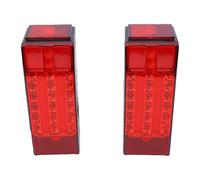 CHICIRIS Luces LED Submersibles para Remolque, Faros Traseros Rectangulares de Stop Giro con Reflector Lateral y Luz de Matrícula, para Barco Camión RV Moto de Nieve de Más de 80 Pulgadas