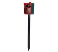 CHICIRIS Luz de Alarma con Detector de Movimiento Solar, Advertencia Sonora de 129dB para Granja y Jardín, Resistente Al Agua IP55, Fácil Instalación, 7,5x6x9,5 Cm