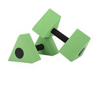 CHICIRIS Mancuerna de EVA, Mancuernas Ligeras Resistentes Al Agua para Entrenamiento de Fuerza, con Material Respetuoso con el Medio Ambiente, para Gimnasio, Escuela, Jardín para (Green)