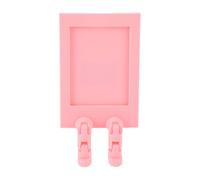 CHICIRIS Marco de Fotos Instantáneo, Marco de Fotos Magnético de Mesa Tamaño Cartera con un Bonito Diseño de Pies para la Decoración del Hogar, la Oficina o la cafetería. (PINK)