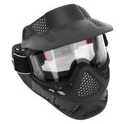 CHICIRIS Mascarilla de Tiro con Lente de PC Antivaho Ajustable | Protector de Oreja de Cuello de Ojo de Cobertura Total Inastillable, Diseño de Ventilación para Entrenamiento de Airsoft,