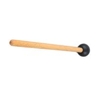CHICIRIS Mazo de Tambor de Madera de Haya con Cabezal de Fieltro Suave, Baqueta de Bombo Profesional, Herramienta de Percusión para Músicos y Bateristas, Diseño Liviano (Negro SP 05 21cm)