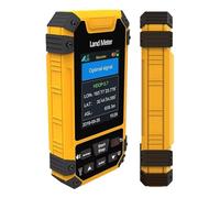 CHICIRIS Medidor de área Terrestre Portátil, Pantalla a Color de 2,4 Pulgadas Instrumento de Medición Topográfico GPS con Chip Receptor GNSS para Medición de Pendiente de Distancia de