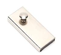 CHICIRIS Medidor de Guía de Costura Magnético Universal Accesorio de Costura con Imán Fuerte para Instalación y Ajuste Rápidos Portátil para Alcantarillas y Modistas Acero Inoxidable