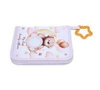 CHICIRIS Mi Primer álbum Familiar, Libro de Tela Suave con Fotografías para Niños Pequeños con Espejos de Seguridad, Capacidad para 17 Fotos de 4 X 6, Regalo para Recién Nacidos con