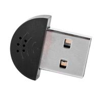 CHICIRIS Micrófono de idioma portátil con estudio USB de alta sensibilidad para computadora -PC, reducción de ruido -adaptador de micrófono para Skype/portátil, Plug and Play (negro)